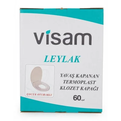 Visam leylak yavaş kapanır klozet kapağı (çocuk oturaklı)