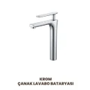 Krom çanak lavabo bataryası