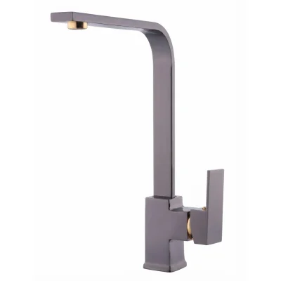 Füme gold detaylı lavabo/mutfak bataryası