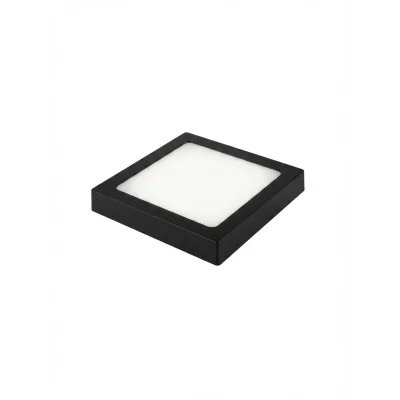 Siyah kasa 18W sıva üstü kare LED panel