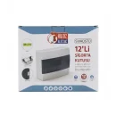 Horoz elektrik sava üstü 12'li sigorta kutusu