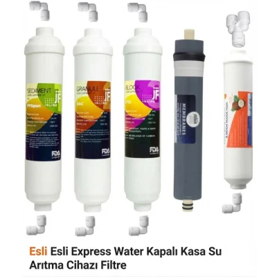 Esli express water 5'li arıtma filtreleri