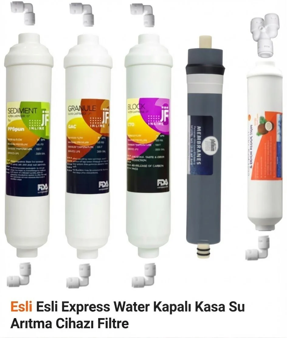 Esli express water 5'li arıtma filtreleri